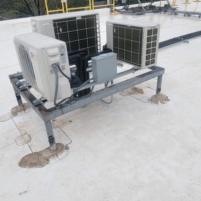 Condenser installation